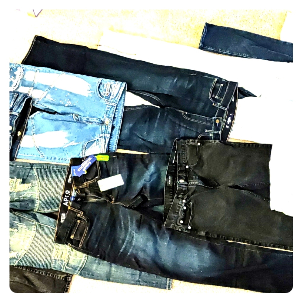 Make slim straight jeans 31x32